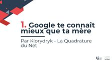 Les E-conférences 2019 - Google te connaît mieux que ta mère ? by Default LQDN Channel